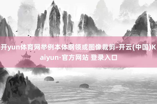 开yun体育网举例本体纲领或图像裁剪-开云(中国)Kaiyun·官方网站 登录入口