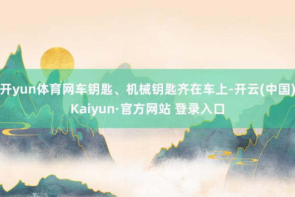 开yun体育网车钥匙、机械钥匙齐在车上-开云(中国)Kaiyun·官方网站 登录入口